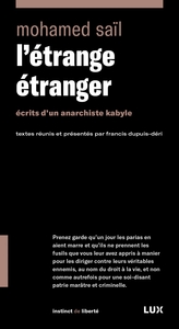 Image de L'étrange étranger - Écrits d'un anarchiste kabyle