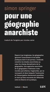 Picture of POUR UNE GEOGRAPHIE ANARCHISTE