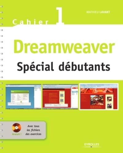 Image de CAHIER DREAMWEAVER NO1 SPECIAL DEBUTANTS AVEC CD-ROM