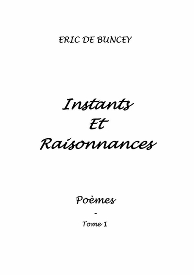 Picture of Instants et raisonnances