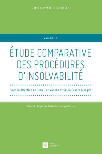 Image de ÉTUDE COMPARATIVE DES DIFFÉRENTES PROCÉDURES D'INSOLVABILITÉ