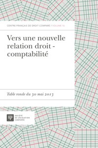 Image de VERS UNE NOUVELLE RELATION DROIT - COMPTABILITÉ