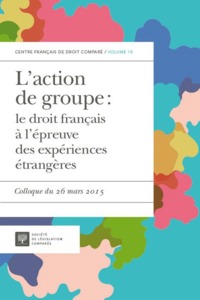Image de L'ACTION DE GROUPE : LE DROIT FRANÇAIS À L'ÉPREUVE DES EXPÉRIENCES ÉTRANGÈRES