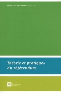 Image de THÉORIE ET PRATIQUES DU RÉFÉRENDUM