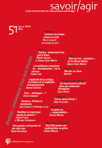 Picture of Revue Savoir/Agir n° 51