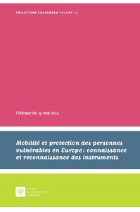 Picture of MOBILITÉ ET PROTECTION DES PERSONNES VULNÉRABLES EN EUROPE : CONNAISSANCE ET REC