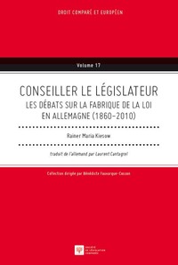 Image de CONSEILLER LE LÉGISLATEUR