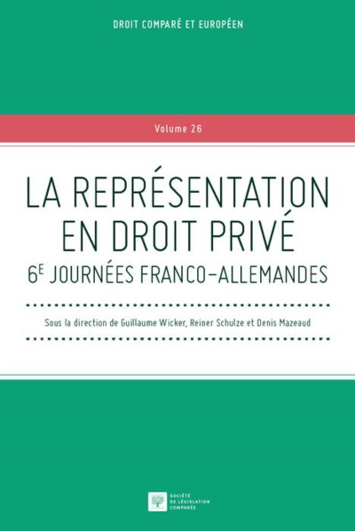 Picture of LA REPRÉSENTATION EN DROIT PRIVÉ