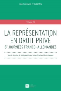 Picture of LA REPRÉSENTATION EN DROIT PRIVÉ