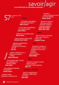 Picture of Revue Savoir/Agir n° 57