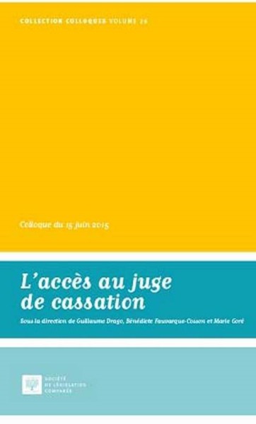 Image de L'ACCES AU JUGE DE CASSATION -COLLOQUE DU 15 JUIN 2015