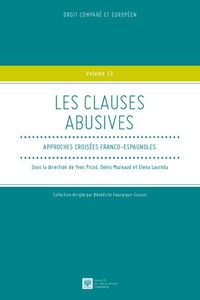 Image de LES CLAUSES ABUSIVES, APPROCHES CROISÉES FRANCO-ESPAGNOLES