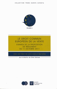 Picture of LE DROIT COMMUN EUROPÉEN DE LA VENTE
