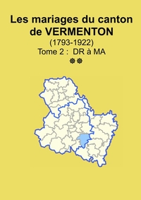 Picture of Les mariages du canton de Vermenton (après 1792) tome 2