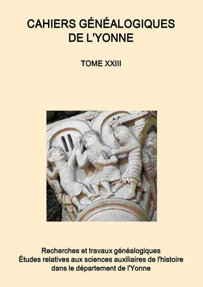 Picture of Cahiers généalogiques de l'Yonne tome n° 23