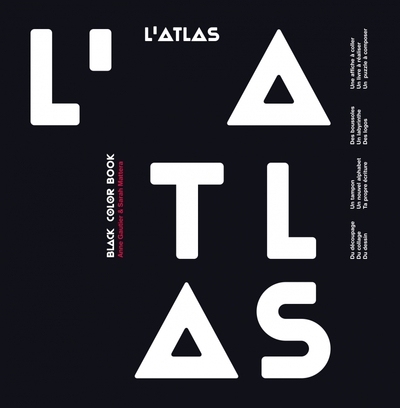 Picture of Black color book avec l'atlas