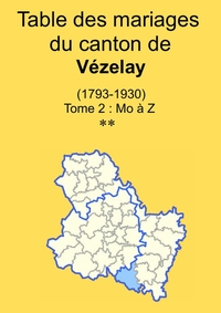 Picture of Les mariages du canton de Vézelay (tome 2)