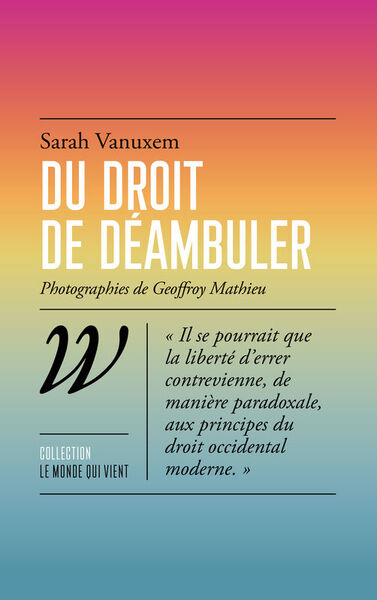 Image de Du droit de déambuler