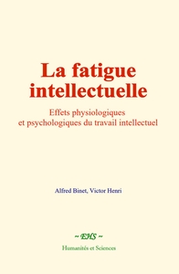 Picture of La fatigue intellectuelle