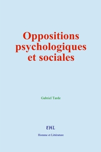 Picture of Oppositions psychologiques et sociales