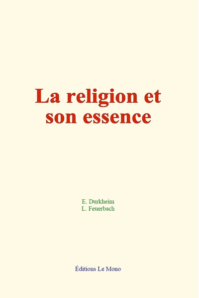 Image de La religion et son essence