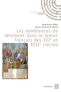 Image de Les semblances du vêtement dans le roman français des XIIe et XIIIe siècles
