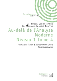Picture of Au-delà de l'Analyse Moderne - Tome 4