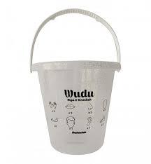 Picture of SEAU DE WUDU   BLANC