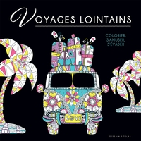 Picture of Black coloriage - Voyages lointains