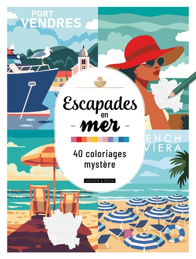Picture of Escapades en  mer - 40 Coloriages Mystère