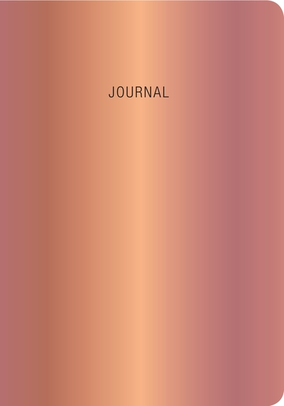 Image de Carnet "Journal cuivré rose"