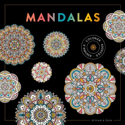 Image de Black coloriage Mandalas