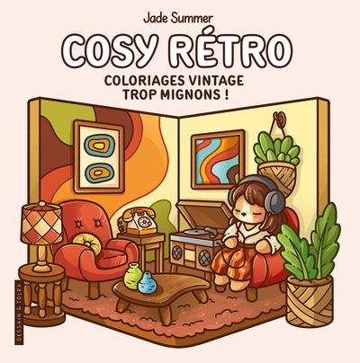 Picture of Cosy rétro - Jade Summer - Retro rooms - Coloriages vintage trop mignons - Cosy colo