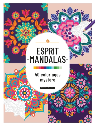 Image de Esprit Mandalas : 40 Coloriages mystère