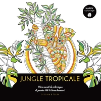 Picture of Happy coloriage Jungle tropicale