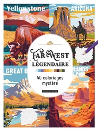 Picture of Far West légendaire - 40 coloriages mystère