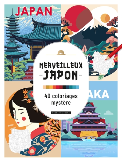 Image de Merveilleux Japon - 40 coloriages mystère