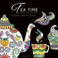 Picture of Coloriage Black - Tea time