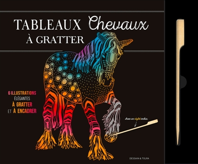 Image de Tableaux chevaux à gratter