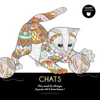 Image de Chats - Happy coloriage
