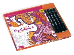 Image de Esprit cachemire à colorier aux feutres