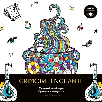 Picture of Happy coloriage Grimoire enchanté