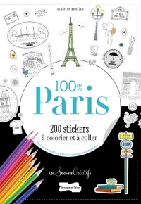 Image de 200 stickers à colorier-100 % Paris