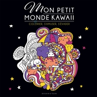 Picture of Black coloriage Mon petit monde Kawaii