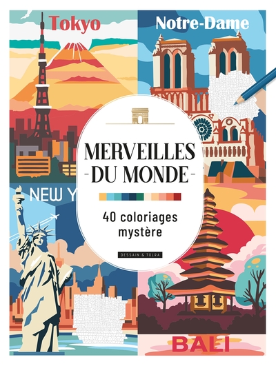 Picture of Merveilles du monde - 40 Coloriages Mystère