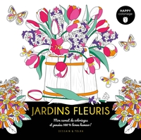 Picture of Happy coloriage Jardins fleuris