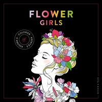 Picture of Black Coloriage Flower girls