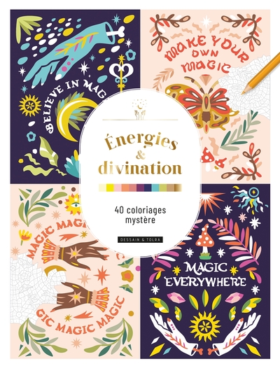 Picture of Énergies & divination : 40 coloriages mystère