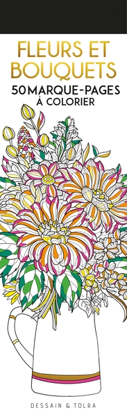 Picture of Fleurs et bouquets - 50 marque-pages à colorier