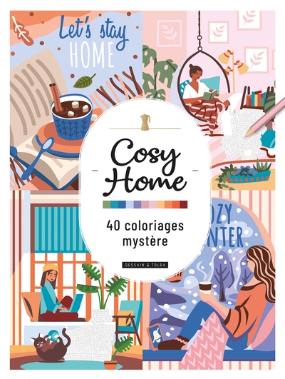 Picture of Cosy Home - 40 Coloriages Mystère